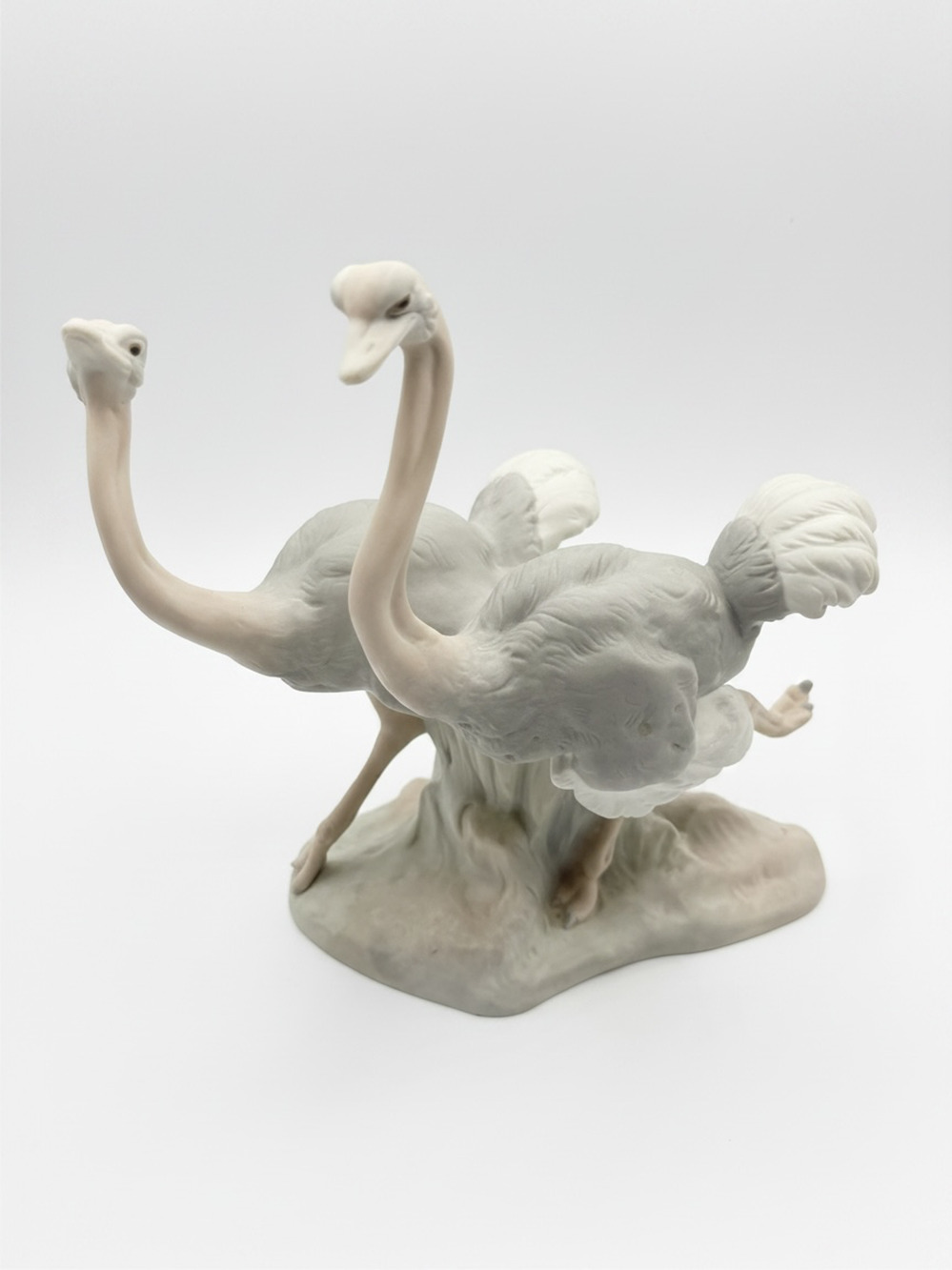 Rare 1963 Lladro NAO Ostriches #297.13 Matte Porcelain Figurine F Garcia 9"